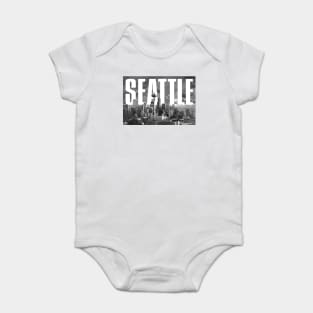 Seattle Cityscape Baby Bodysuit